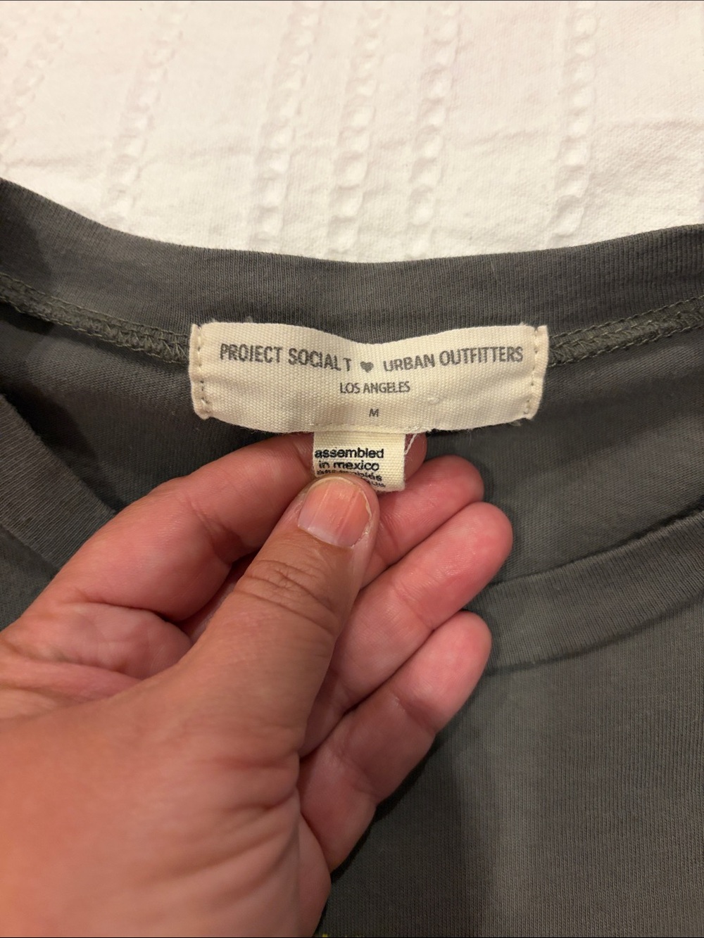 Urban Outfitters Grey Layered-Look 'Poisonous Plants' Graphic Long Sleeve Tee - Picture 2 of 4